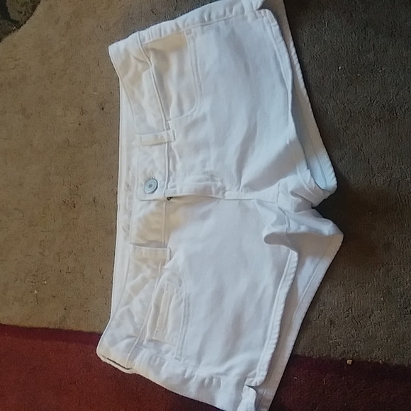 American Eagle Outfitters Pants - American Eagle White denim shorts size 10